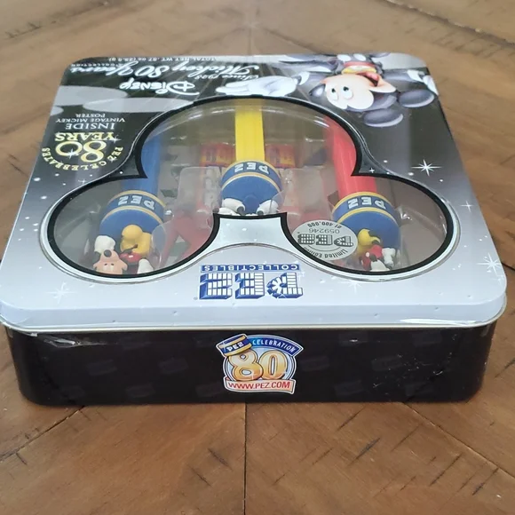 🆕️ Disney Pez 80 years Tin Collectible - Picture 5 of 9